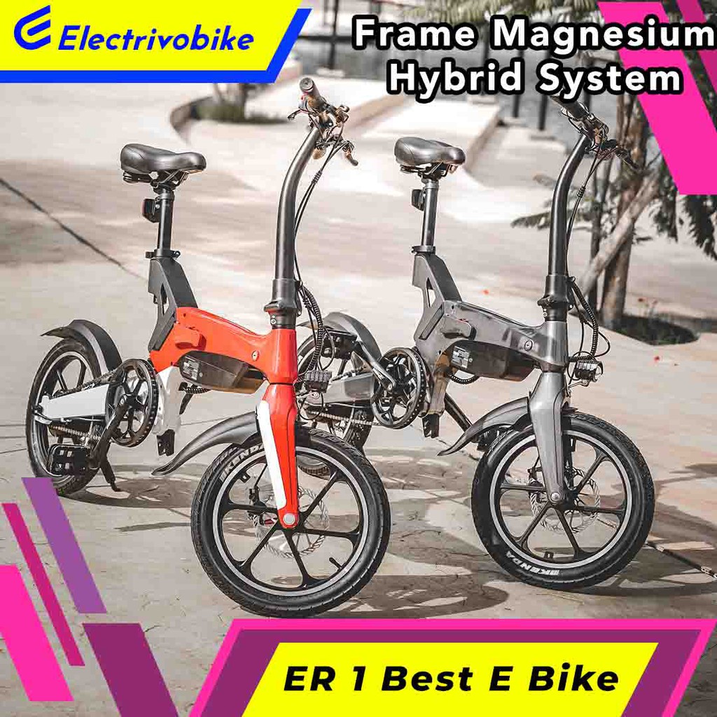 SEPEDA LIPAT LISTRIK HYBRID PALING MODERN ER ONE FUTURISTIK
