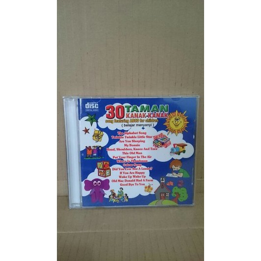 CD ORIGINAL 30 TAMAN KANAK-KANAK SONG FEATURING ABCD FOR CHILDREN