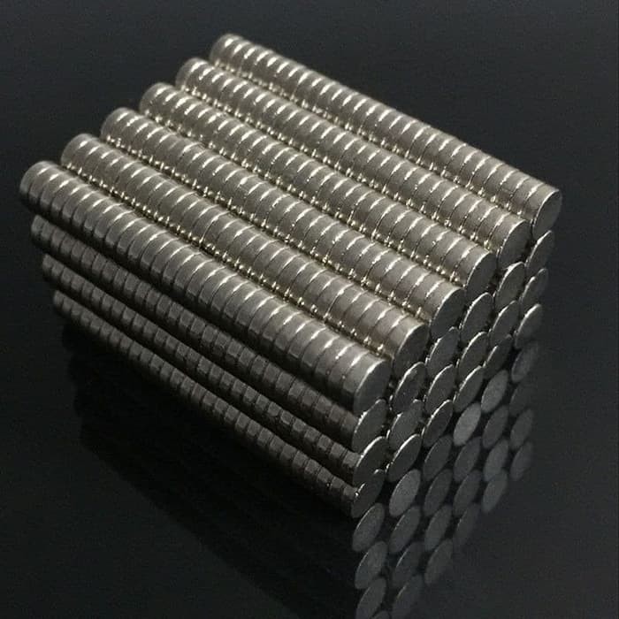 Magnet Daya Rekat Kuat - Round Neodymium 4X2mm (10pcs)