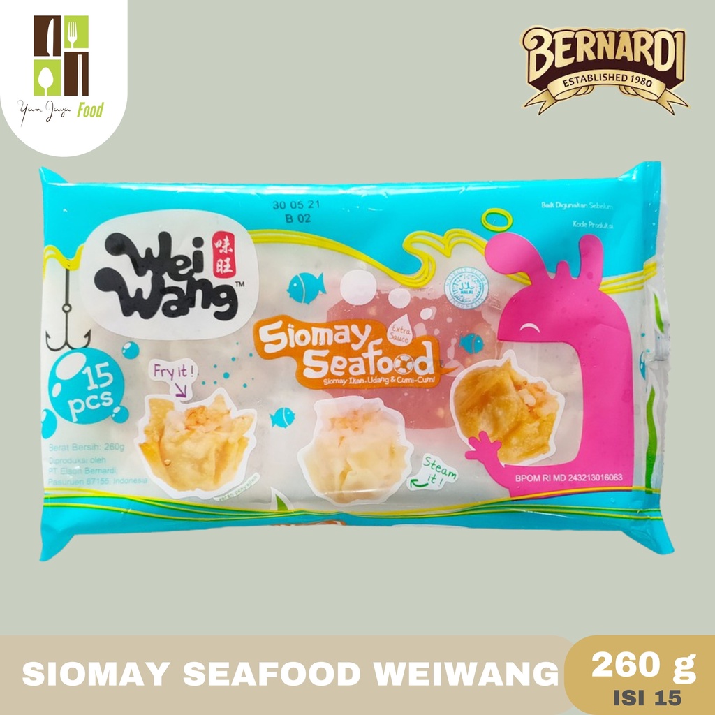 Siomay Seafood Weiwang isi 15 [260g]