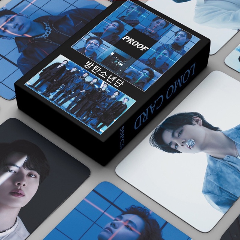 55 Pcs Kartu Lomo Foto Kpop BTS Album Anti Hilang