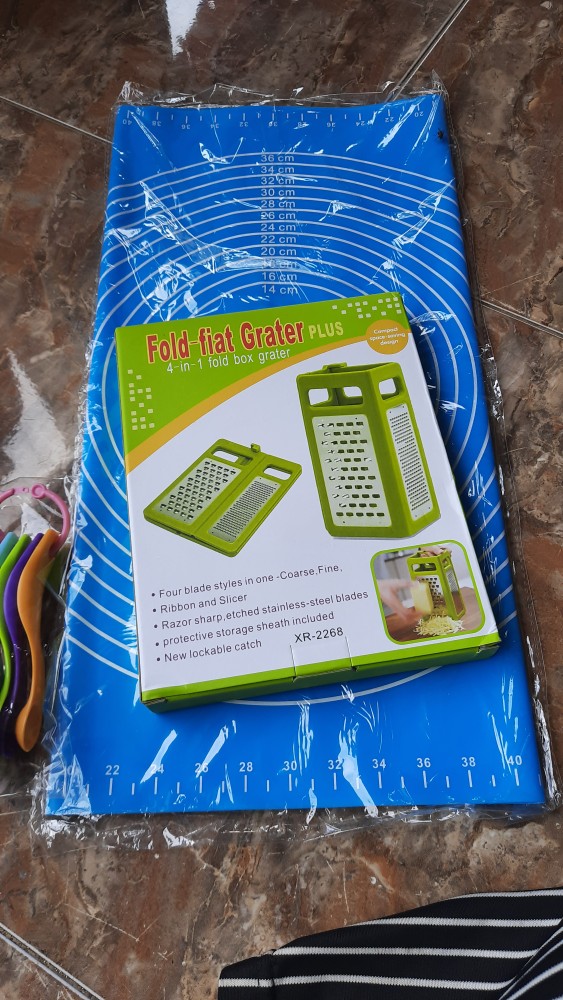 Fold Fiat Grater Foldable Nicer Dicer Parutan Pengiris 4in1 Xr2268
