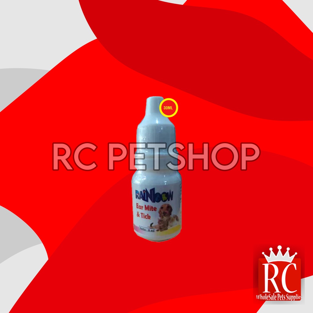 Rainbow Ear Cleansear Obat Pembersih Telinga Kutu Kucing Anjing 30 ML