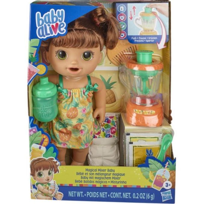 Baby Alive Boneka Bayi Magical Mixer Pineapple Mainan Boneka Playset