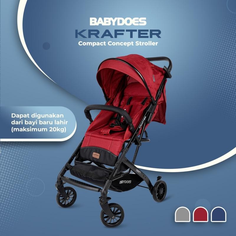 Makassar ! Stroller / Kereta Dorong Bayi Babydoes KRAFTER CH-KL 2114