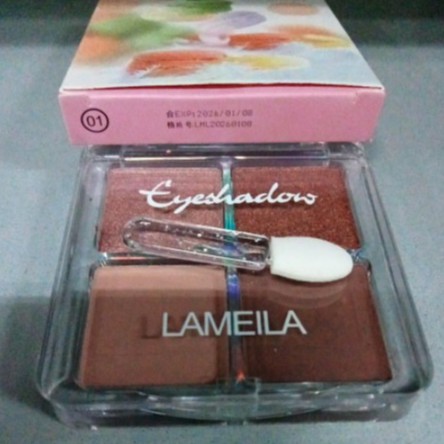 LAMEILA 4 Color Avocado Eyeshadow Disk Matte / Shimmer Fruit Eyes DJ 3049