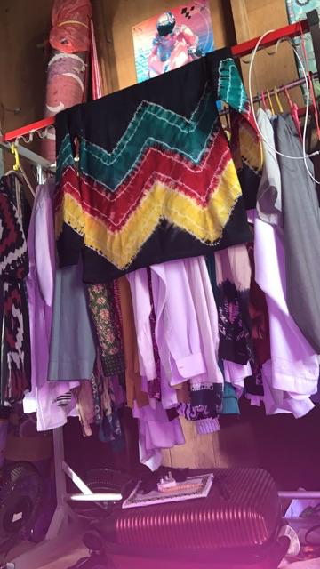 Kaos Sasirangan Tangan Panjang Zigzag