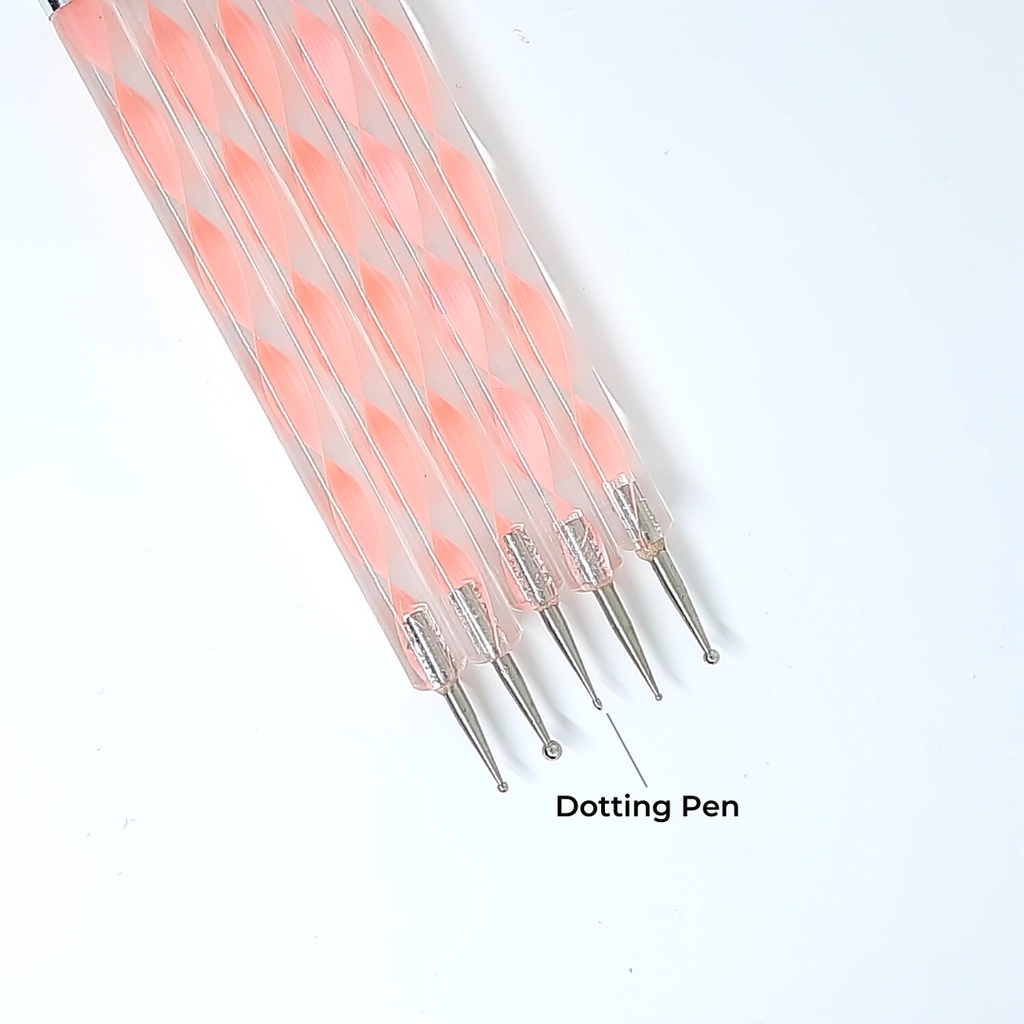 Brush Dual dotting silicone ombre spiral set
