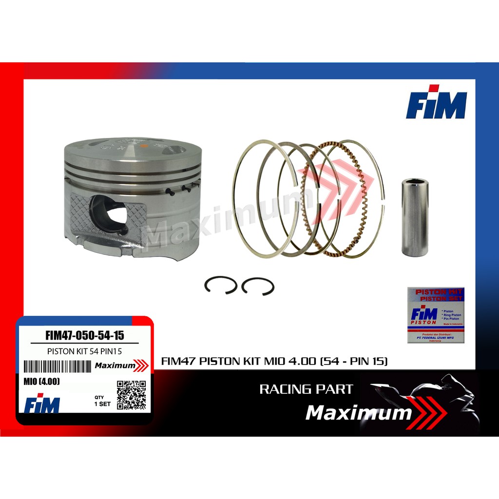 FIM 47-050 Piston Kit Mio (54 Pin 15)