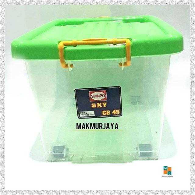 Shinpo 111 CB 45 Container Box Plastik 45 liter dengan