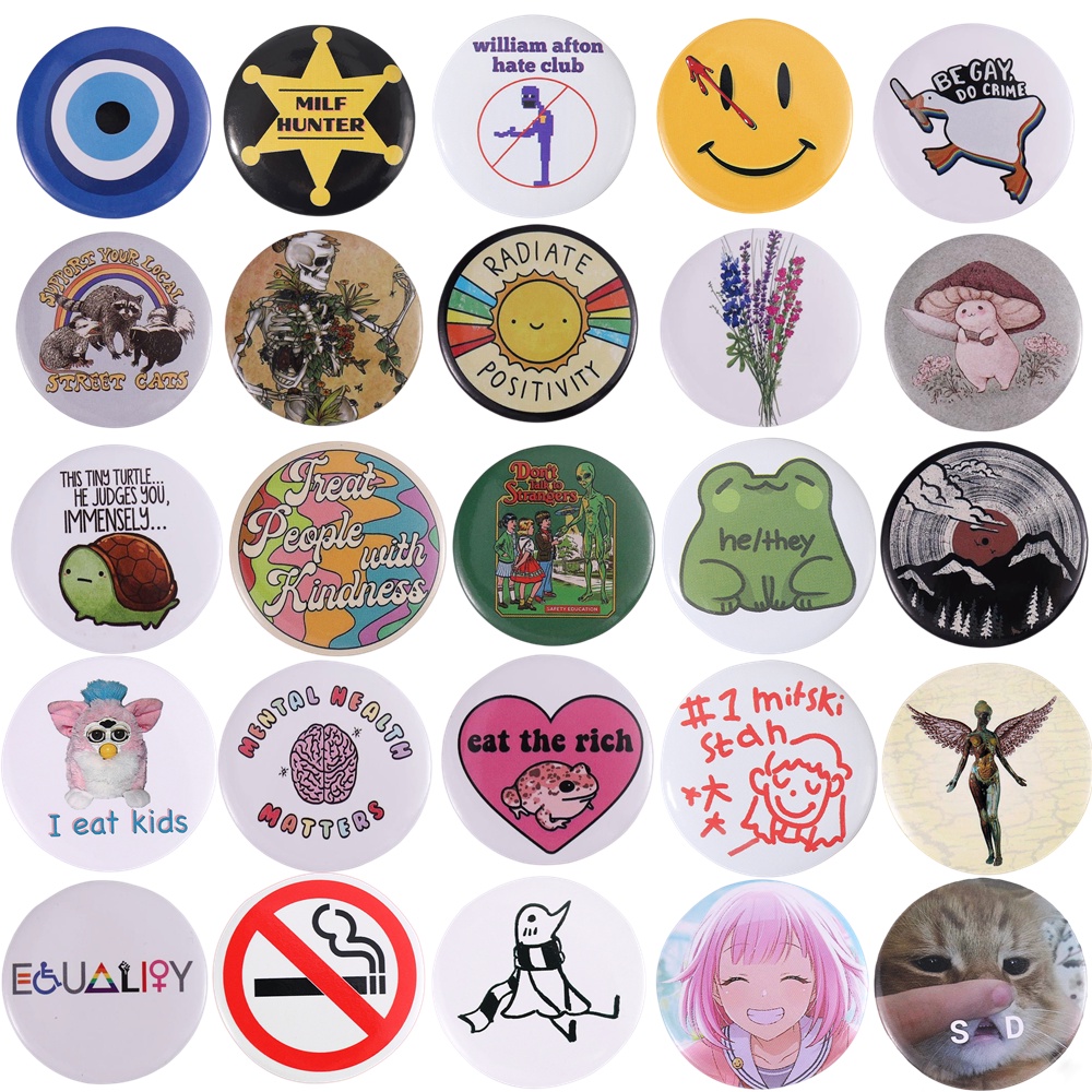 Bros Pin Enamel Bentuk Hati Warna Pelangi Untuk Hadiah Teman