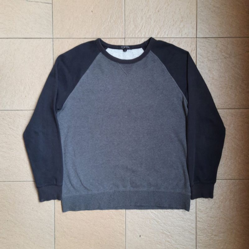 Crewneck/Sweater Top Ten Vintage Navy Second Original (Thirft/Preloved/Bekas)