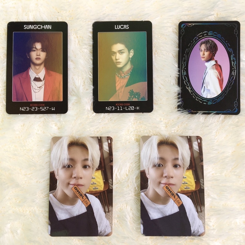 PHOTOCARD NCT OFFICIAL AC SUNGCHAN, AC LUCAS, YB YANGYANG, JENO CAFE
