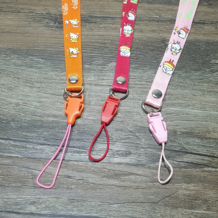 kalung HP gantungan hand phone atau Tag ID motif kartun panjang 45cm