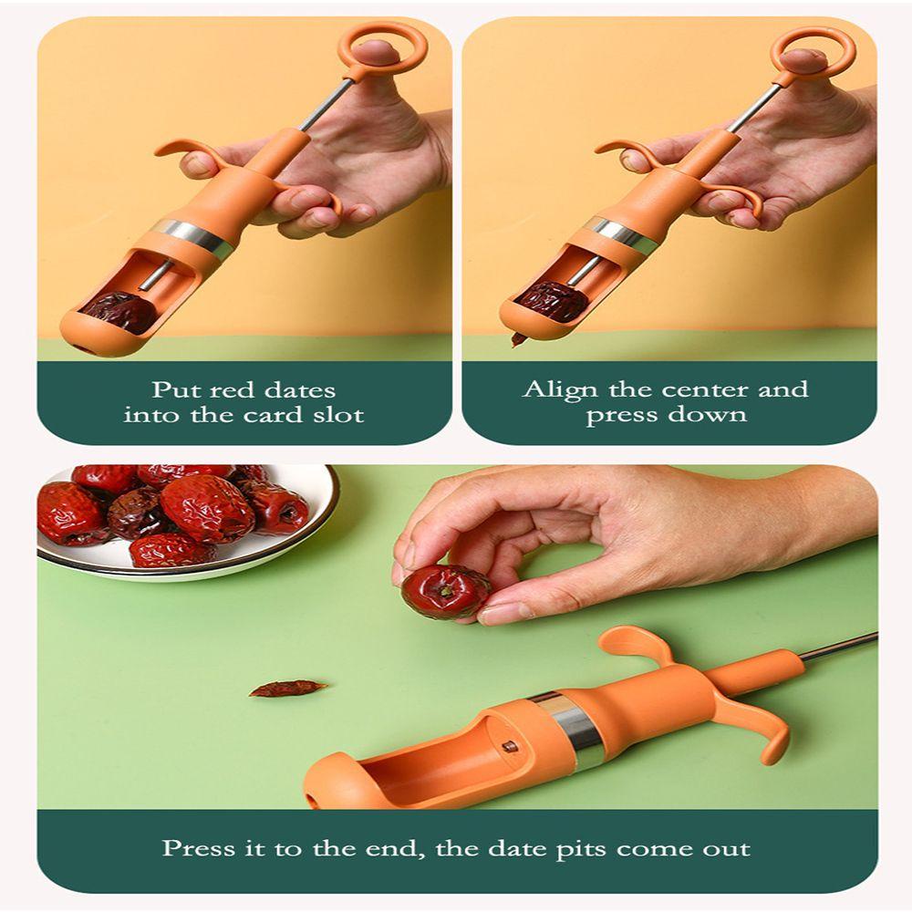 Suyo Alat Enucleator Biji Buah Bahan Stainless Steel