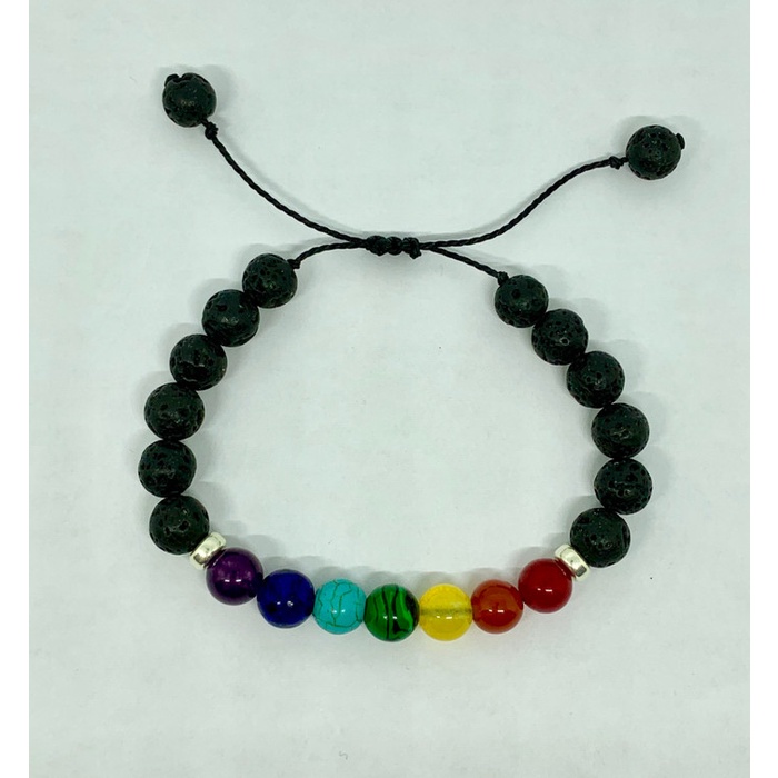 Gelang Yoga, Gelang Tujuh Chakra, Gelang 7 Chakra, Essential Oil 086