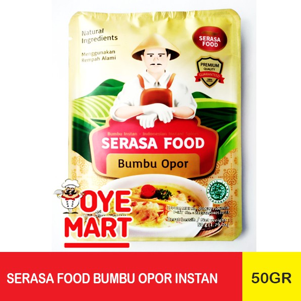 SERASA FOOD BUMBU OPOR INSTAN 50GR / BUMBU MASAK INSTAN