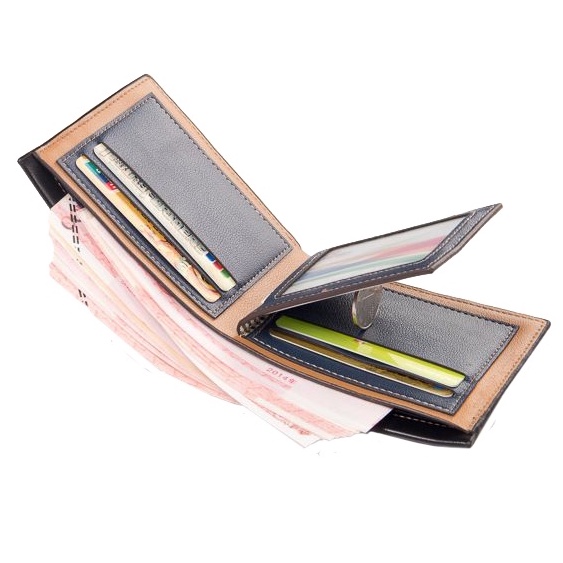 BAELLERRY DR002 Dompet Pria Bahan Kulit PU Leather Premium WATCHKITE BAEOS-1