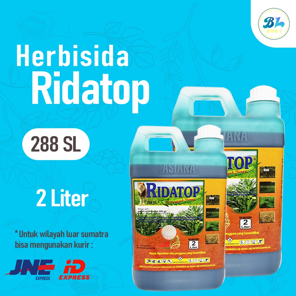 Herbisida Ridatop 288 SL 2 Liter. Untuk Membasmi Rumput dan Gulma