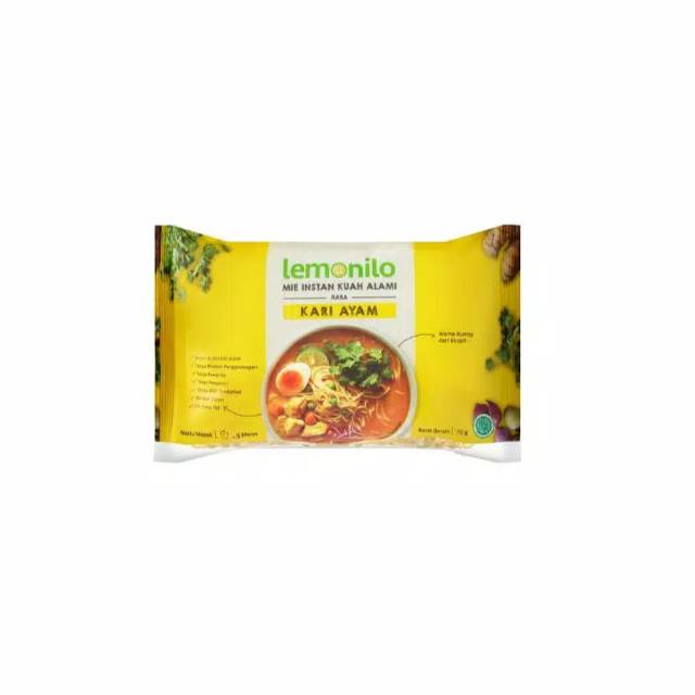 

Lemonilo mie instant kuah alami rasa kari ayam