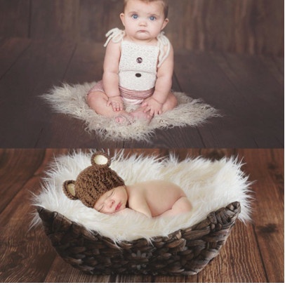 Newborn Photography Properties - Soft Rug - Karpet Bulu Lembut