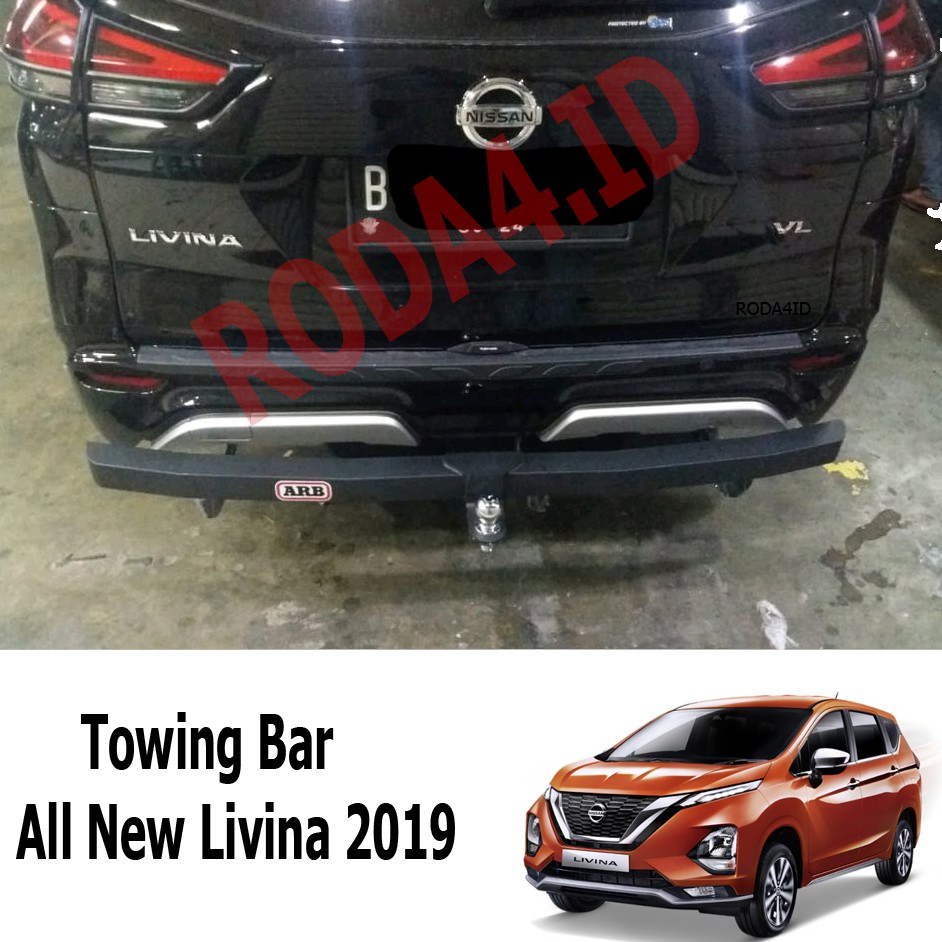 Towing Bar Besi Bumper Belakang All New Livina 2019 Panjang Full