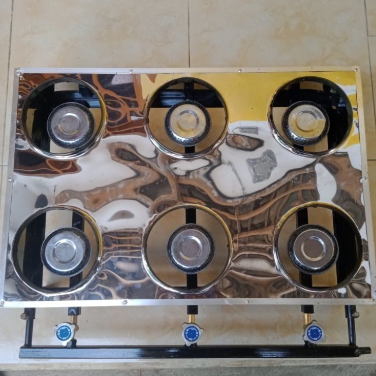 Kompor Serabi - kompor serabi 6 tungku [ COD ]