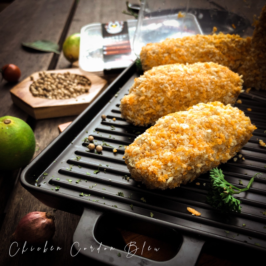 

Frozen Chicken Cordonbleu Mozzarella (Isi 4 Pcs)