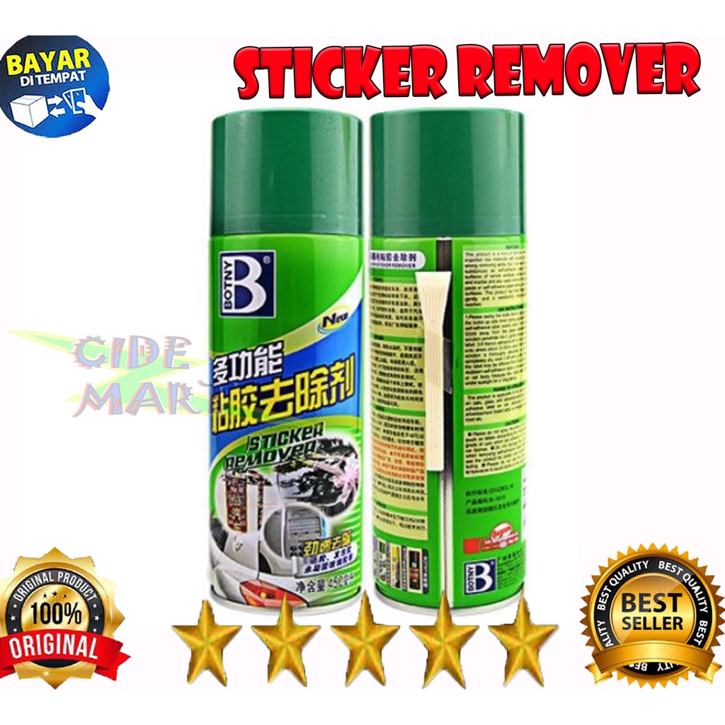 Sticker Remover Spray Penghapus Bekas Cat Penghilang Stiker - 450ML