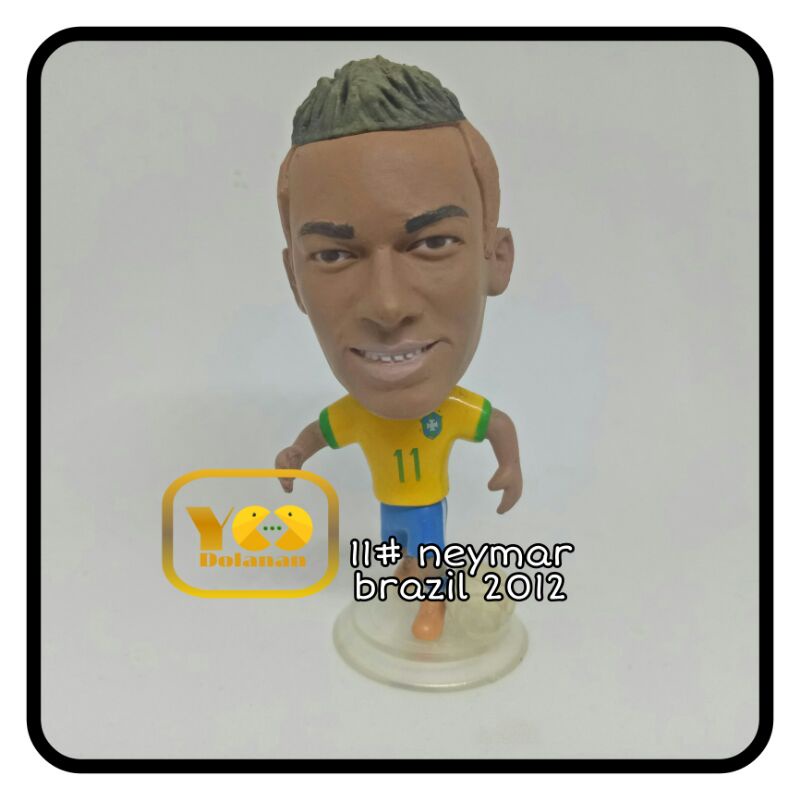 11# NEYMAR - BRAZIL 2012 KODOTO SOCCERWE FIGURE PEMAIN BOLA