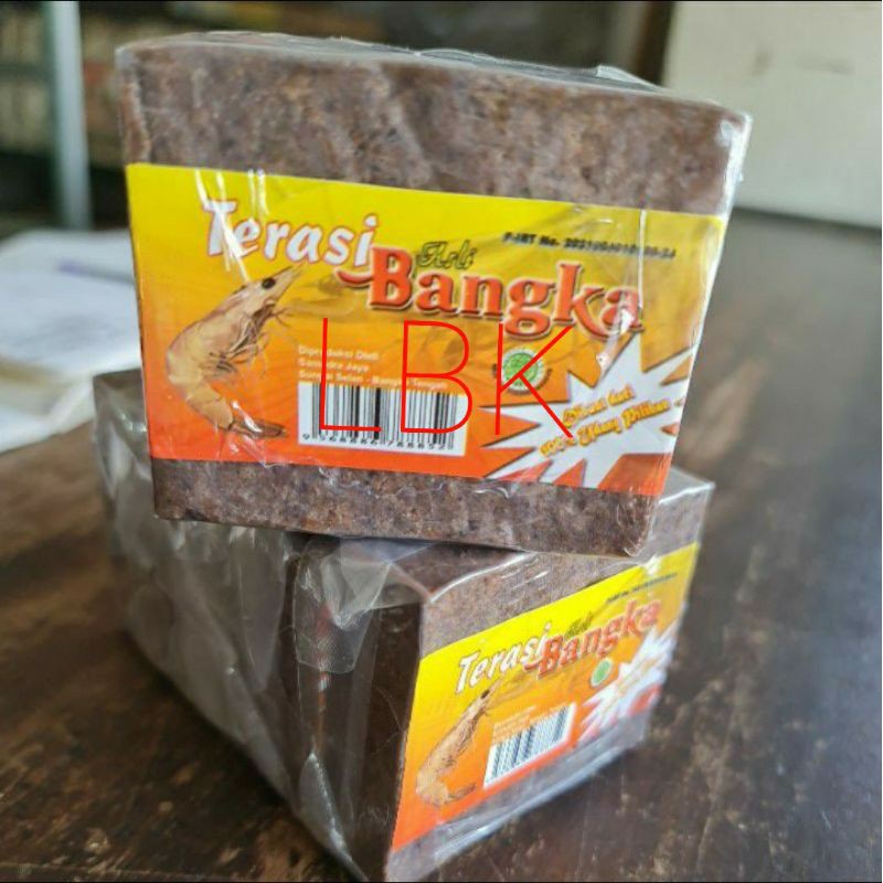 

Terasi Bangka / Terasi Toboali / Terasi Bangka ( 5 x 100 gram)