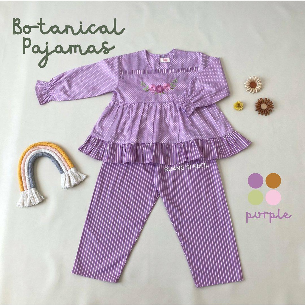 Piyama Anak S Bordir Original Omah Daster Eva