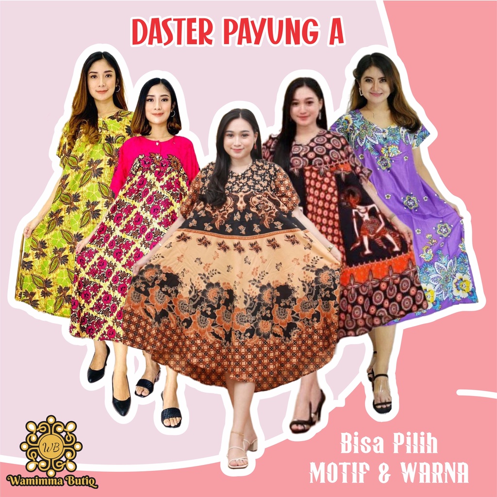 Daster payung clok daster batik pekalongan Daster payung busui daster rayon daster payung jumbo bisa pilih motif daster bali grosir daster pusat daster payung clok