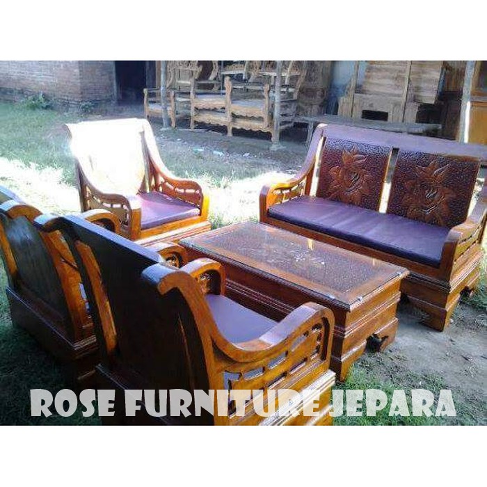 kursi tamu semut jati, kursi tamu jepara mebel jepara, kursi tamu murah