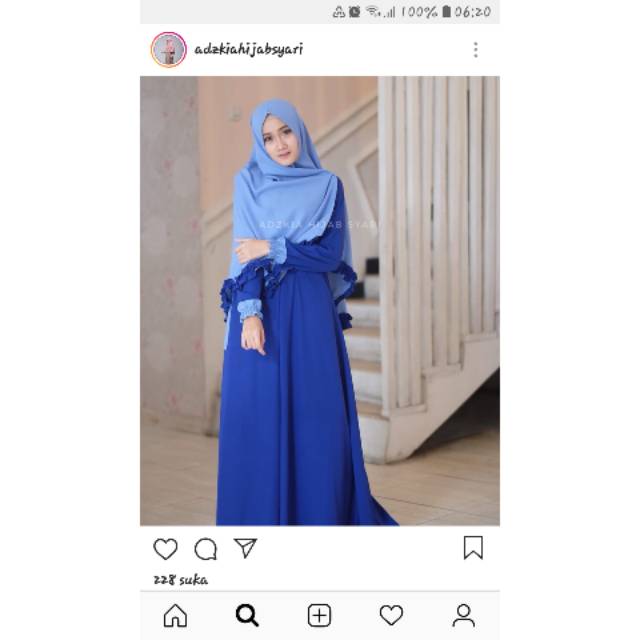 Preloved Aira Biru elektrik set bergo Pet