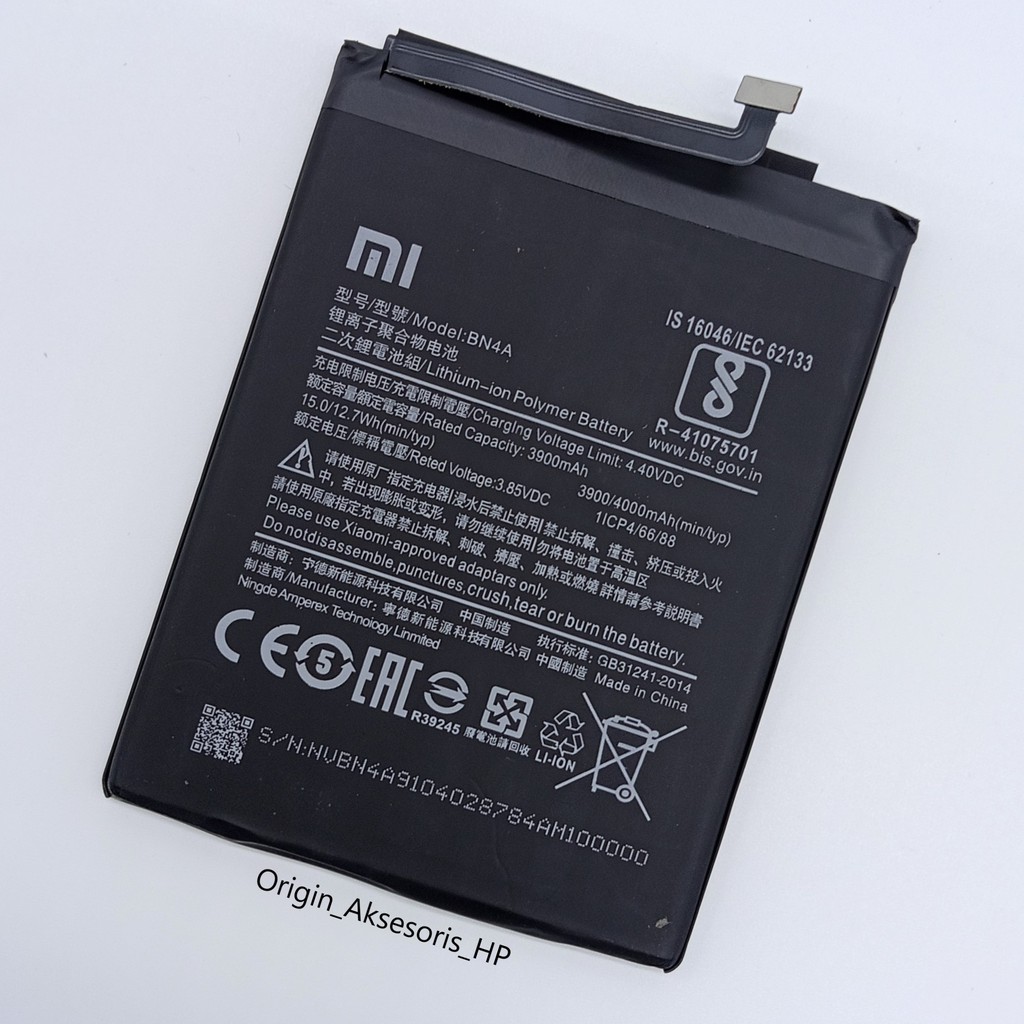 Baterai Xiaomi  BN4A Note 7 Original 100% dc88