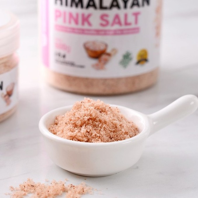 Garam Himalaya Premium Organic Original 100% Natural | Himsalt Organik Himalayan Pink Salt Pure Murni Sea Salt Rock Salt