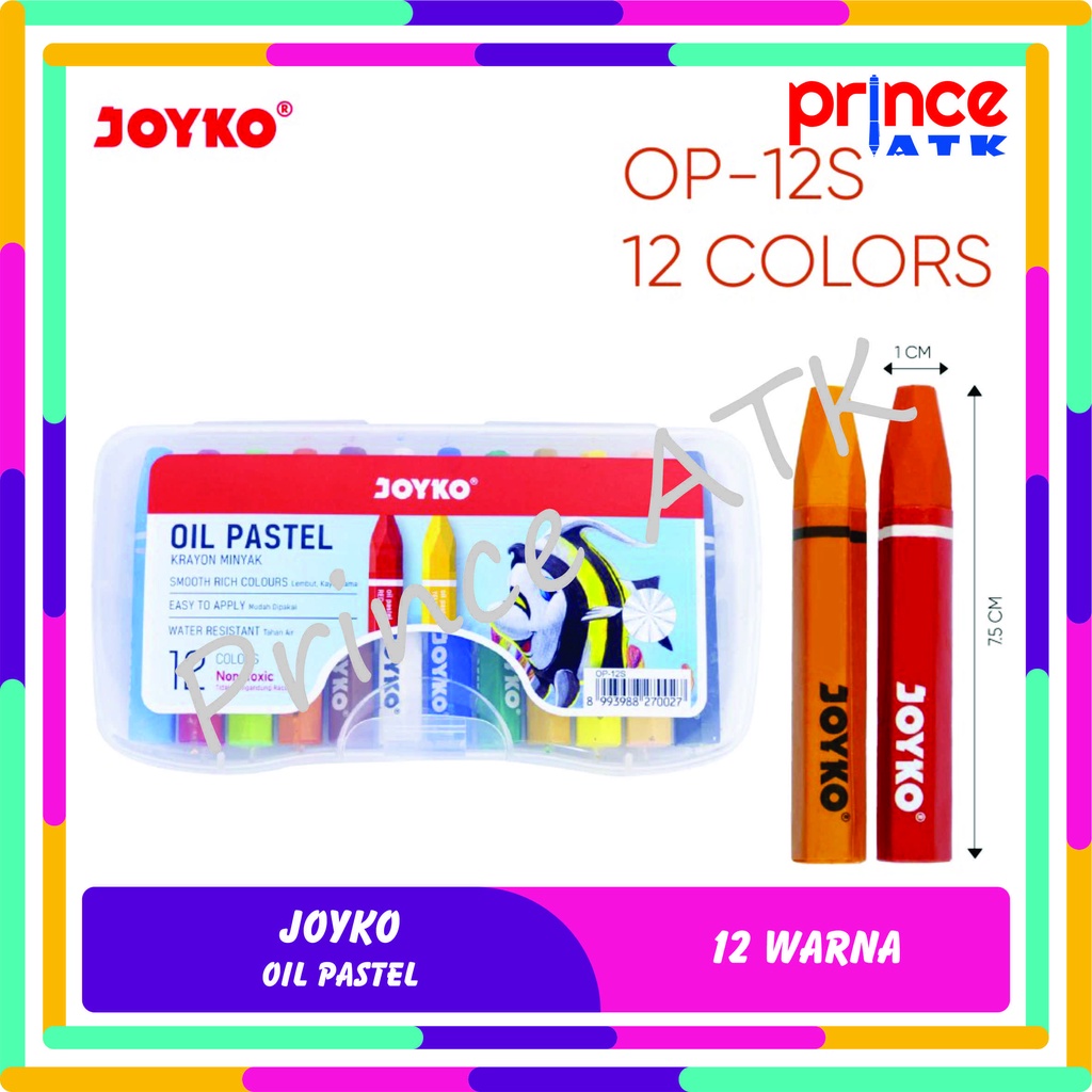 

JOYKO OIL PASTEL / CRAYON JOYKO 12 WARNA