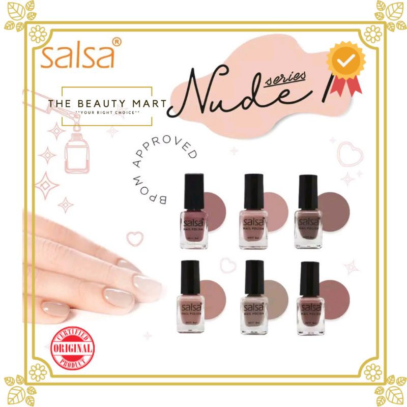 Salsa Nail Polish | Kutek Nude 1EA