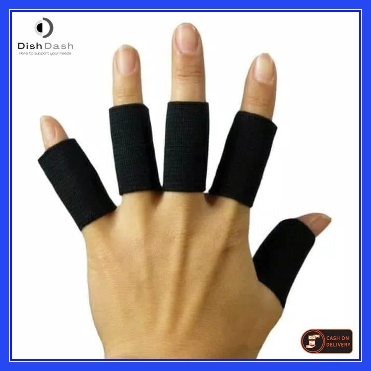 [BAYAR DI TEMPAT] 10 Pcs DEKER JARI Untuk Olahraga Bahan HIGH QUALITY / FINGER SUPPORT / Pelindung Jari