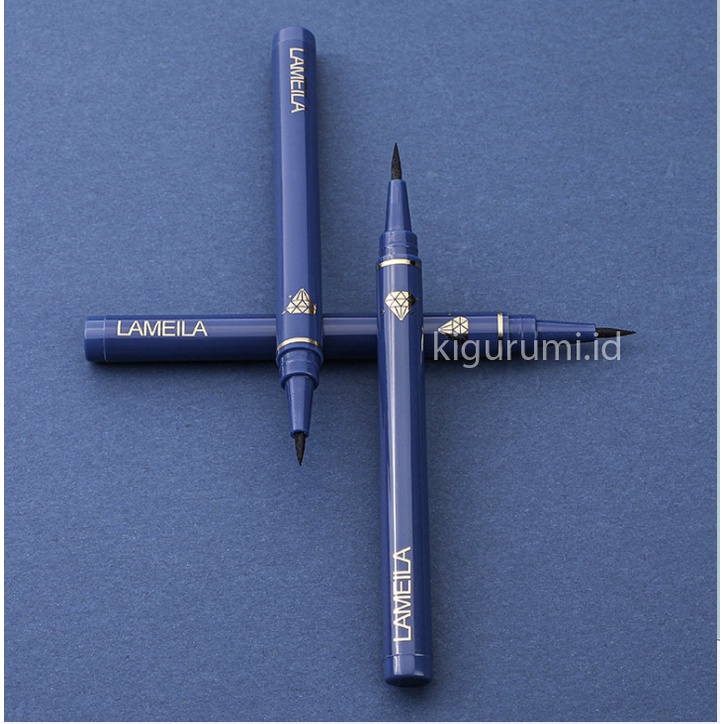 LAMEILA Eyeliner Mata Blue Gold Waterproof Long Lasting LA131 840