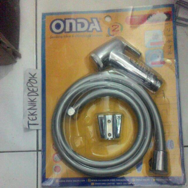 Shower bidet  silver selang jet shower selang kamar mandi selang cebok onda