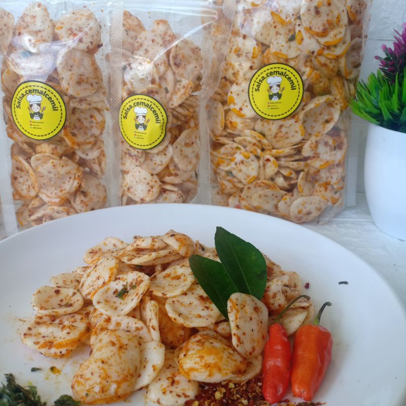 

seblak kerupuk pedas daun jeruk 500 gram