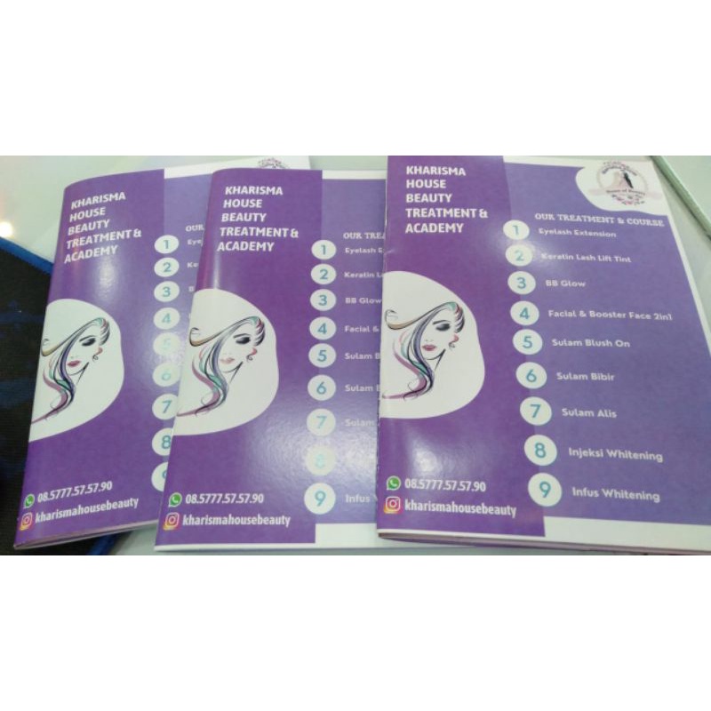 Buku Panduan Eyelash Extension / Guide Book Eyelash Extension / Modul Eyelash GRATIS DESAIN COVER & 