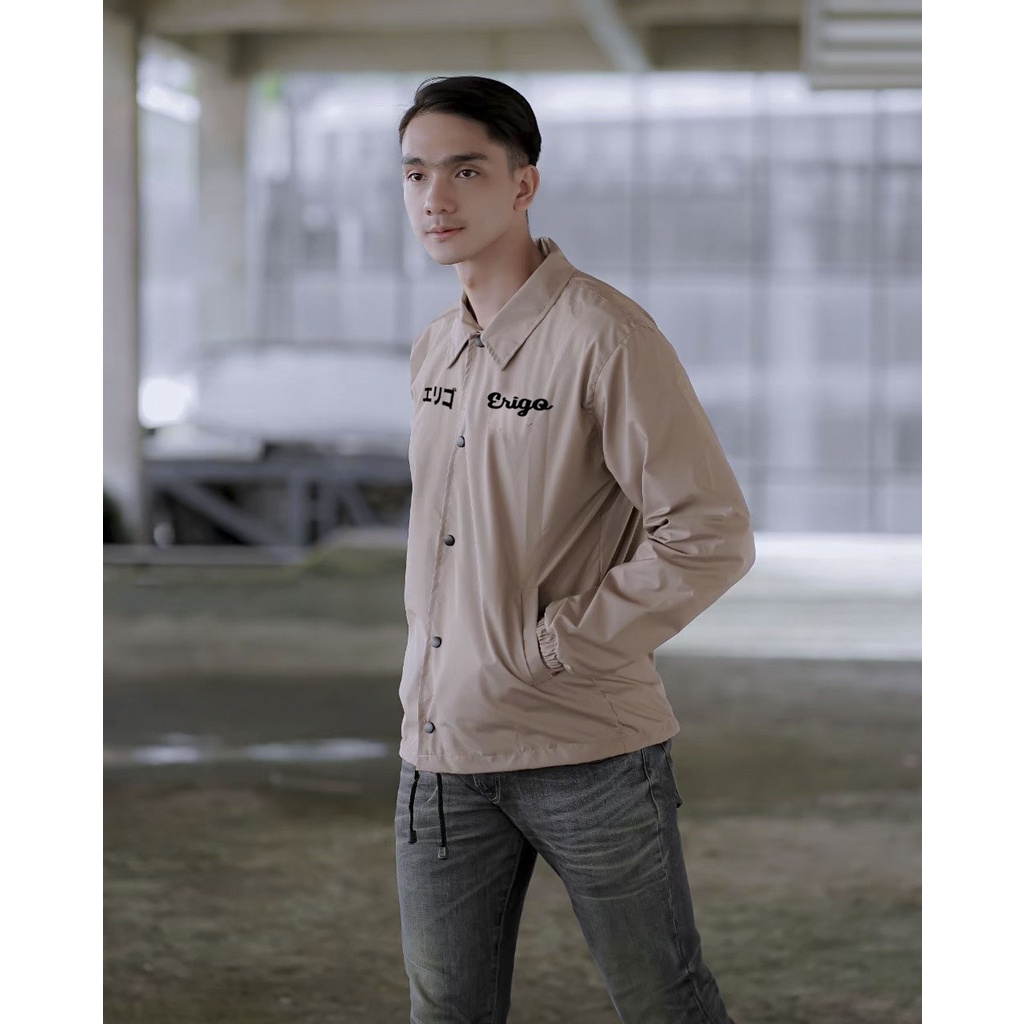 Coach erigo Jacket remaja Apparel NAGA jepang jaket pria wanita jacket murah distro remaja kekinian terbaru jeket perasut-4