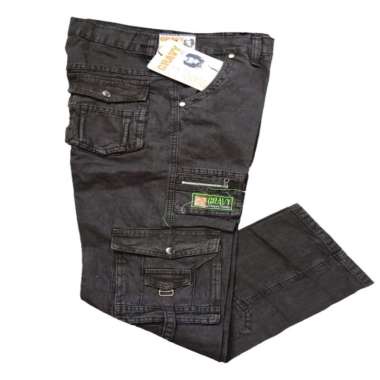 PROMO  Celana Panjang Cargo bahan Denim Jeans celana cargo panjang bahan levis -