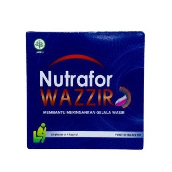 Nutrafor Wazzir Box isi 40 Kapsul