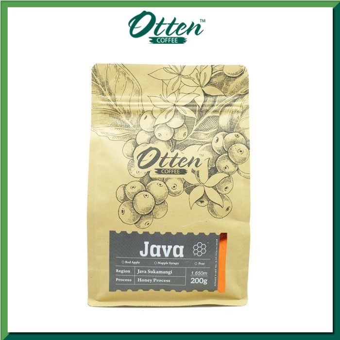 Otten Coffee Java Sukawangi Honey Process 200g Kopi Arabica - Biji Kopi-0