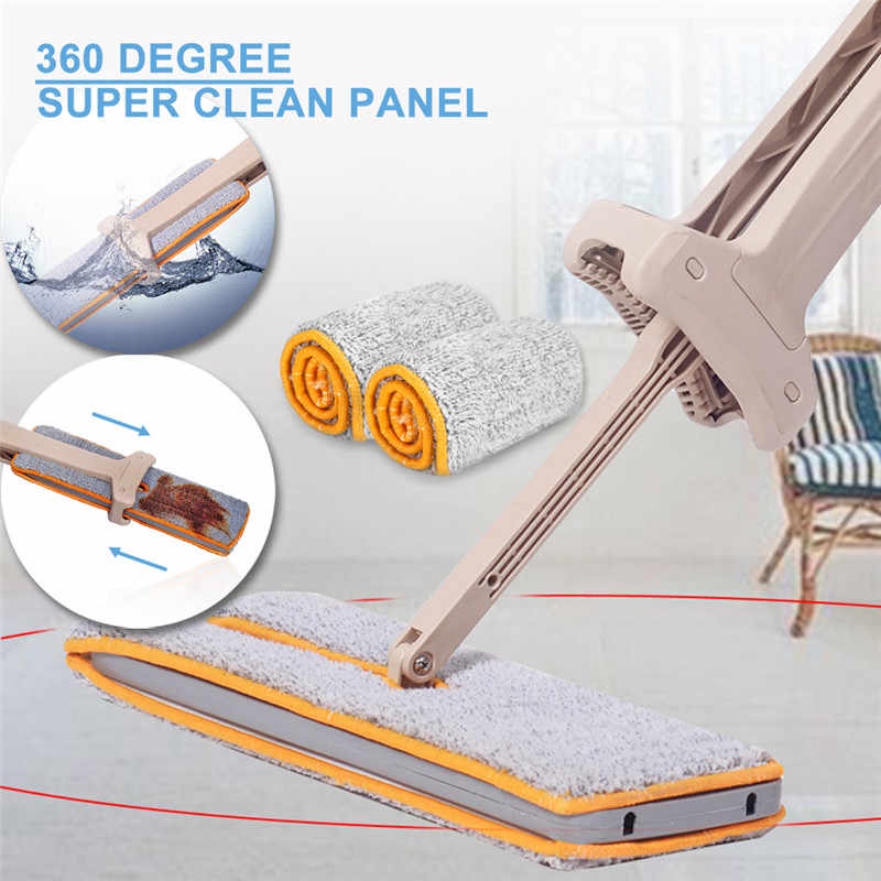 BAYAR DITEMPAT Alat Pel Lantai 2 Sisi Ultra Mop Cleanze Ultra Mop Double Sided Alat Pel Flat Mop