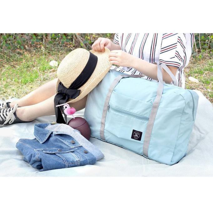 AGG-85 Korea easy travel bag foldable / Tas travel hand carry Murah